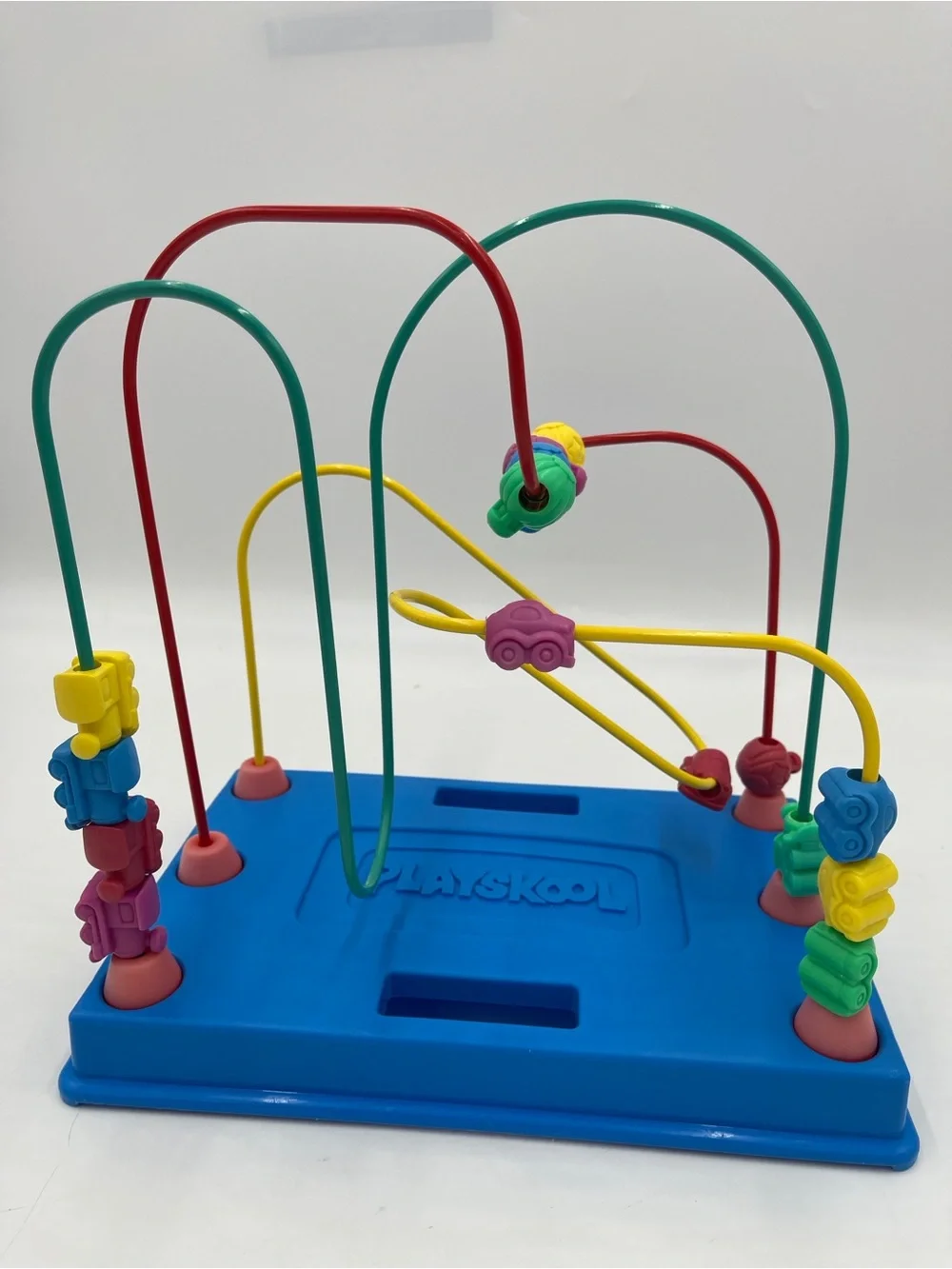 1988 Playskool  busy beads wire maze toy cars & trains